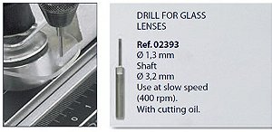 Broca Metal Duro p/ Vidro 1,3mm