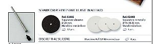 Disco Corte Metal D=16/19/22mm+Suporte