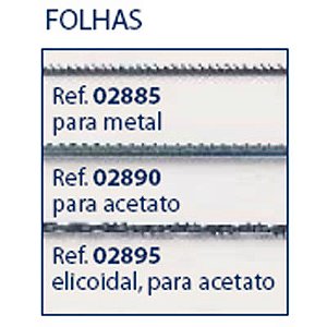 Folha Serra Acetato Helicoidal