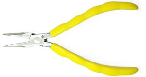 Alicate Aço Insere Fio Nylon Ponta Torta