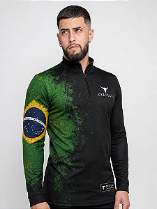 Camisa Agro Castelli Brasil com Proteção Solar UV50+