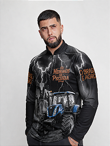 Camisa Força do Agro Trator Castelli com Proteção Solar UV50+