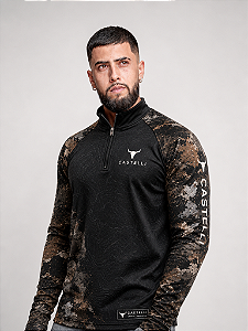 Camisa Castelli Camuflada 1 com Proteção Solar UV50+