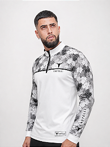 Camisa Camuflada Branca Castelli com Proteção Solar UV50+