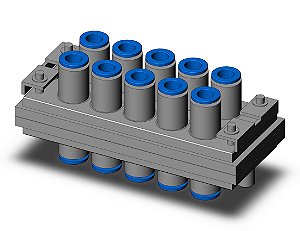 Multiconector Em Plastico SMC KDMP-08