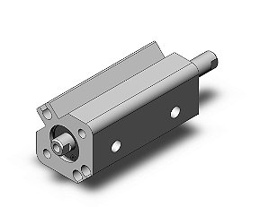 Cilindro Pneumatico Compacto SMC CDQ2WA100-50DMZ*BR