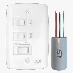 Chave Controle Velocidade 3 Velocidades Tecla BR Com Capacitor 3,0+7,0 127V Ref-279