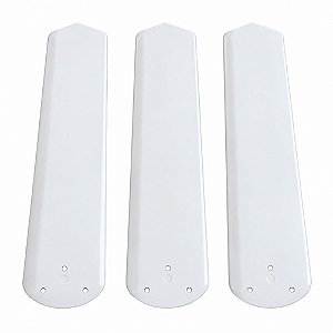 Jogo de Pas Brancas P09I de Plástico Injetadas para Ventilador de Teto Loren-Sid modelo M3 Ref-2024