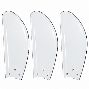 Jogo de Pas Transparentes P02I Injetadas para Ventilador de Teto Loren-Sid modelo M1 e M2 Ref-1132