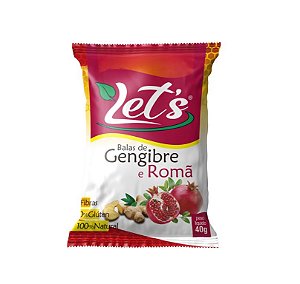 BALA DE GENGIBRE E ROMÃ DP C/12