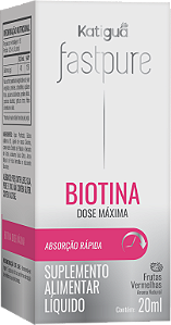BIOTINA DOSE MAX FRUTAS VERMELHAS 20ML
