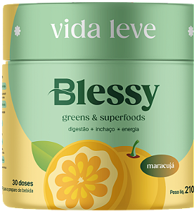 Blessy Greens Sabor Maracujá 210g (30 doses)