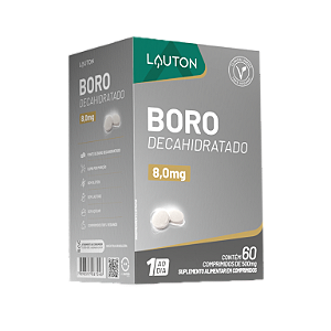 BORO DECAHIDRATADO 500MG 60COMP (1AO DIA) LAUTON