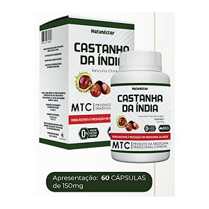 CASTANHA DA INDIA 60 CAPS - NATUNECTAR