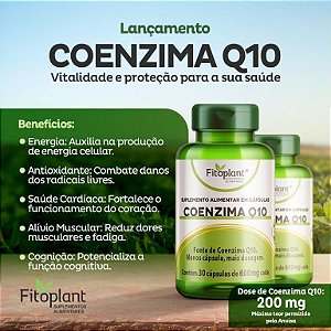 COENZIMA Q10 600 MG 30 CAPS FITOPLANT