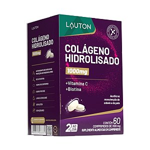 COLÁGENO HIDROLISADO 1000MG 60COMP LAUTON