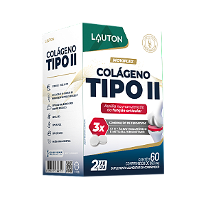 COLÁGENO TIPO II 650MG 60COMPS LAUTON