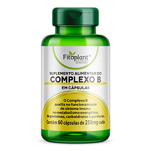 COMPLEXO B 400mg 60 caps  FITOPLANT