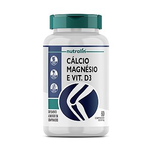 CÁLCIO+MAGNESIO+D3 60 COMP NUTRALIN