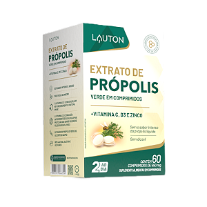EXTRATO DE PRÓPOLIS 60 CAPS LAUTON
