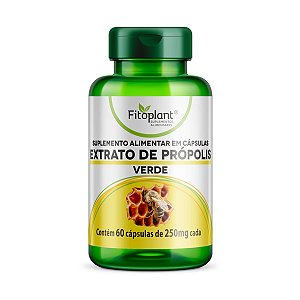 EXTRATO DE PRÓPOLIS VERDE 500mg 60caps  FITOPLANT