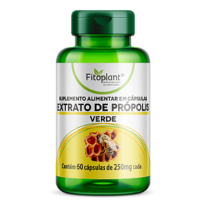 EXTRATO DE PRÓPOLIS VERDE 500mg 60caps  FITOPLANT