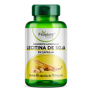 LECITINA DE SOJA 1450mg 60caps  FITOPLANT