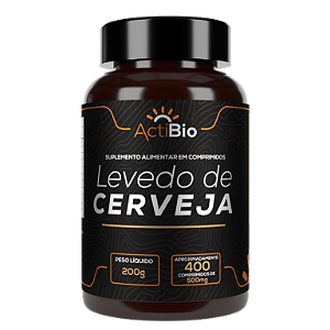 LEVEDO DE CERVEJA PURO(APROX. 400COMP. DE 500MG)