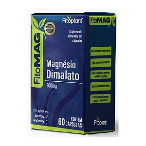 MAGNÉSIO DIMALATO 650mg 60caps  FITOPLANT
