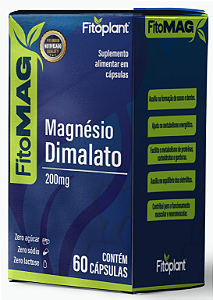 MAGNÉSIO DIMALATO 650mg 60caps  FITOPLANT