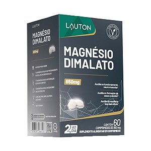 MAGNÉSIO DIMALATO 650MG 60COMP LAUTON