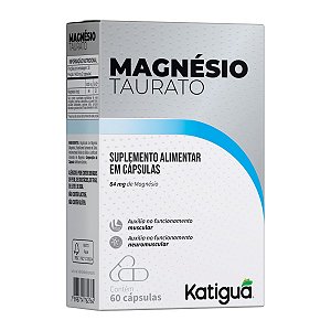 MAGNÉSIO TAURATO 84mg 60caps