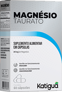 MAGNÉSIO TAURATO 84mg 60caps