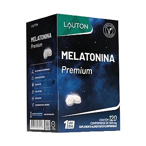 MELATONINA 500MG 120COMP (1 AO DIA) LAUTON