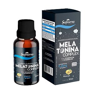 MELATONINA EM GOTAS CONCENTRADA 30ml (SABOR MARACUJÁ) SUPRA ERVAS