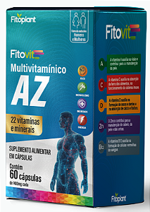 MULTIVITAMÍNICO 1400 mg 60 CAPS  FITOPLANT