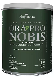 ORA PRO NOBIS C/ CÚRCUMA SABOR ABACAXI COM HORTELÃ 60 pastilha