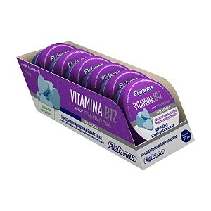 PASTILHA VITAMINA B12 SABOR FRAMBOESA DP C/6