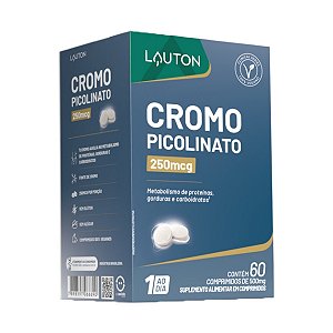 PICOLINATO DE CROMO 250mcg 60comp (1 AO DIA) LAUTON
