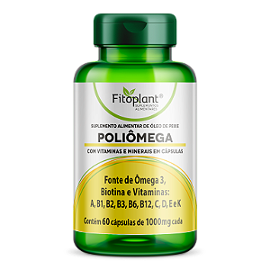 POLIÔMEGA 1400mg 60caps  FITOPLANT