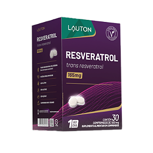 RESVERATROL TRANS RESVERATROL 165MG 30CPS (1 AO DIA) LAUTON