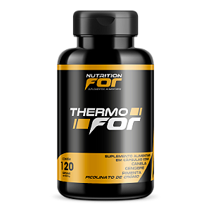 THERMO FOR 600mg 120caps (CANELA,GENGIBRE,PIMENTA, CROMO)