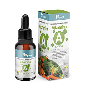 VITAMINA A SUBLINGUAL 30ML (ABACAXI/HORTELA) SUPRA ERVAS