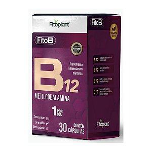VITAMINA B12 30caps (METILCOBALAMINA) FITOPLANT