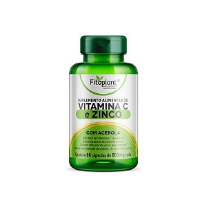 VITAMINA C E ZINCO 900mg 60caps  FITOPLANT