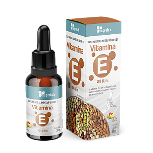 VITAMINA E SUBLINGUAL 30ML (FRUTAS TROPICAIS) SUPRA ERVAS