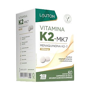 VITAMINA K2 MK-7 100mcg 60COMP (1 AO DIA) LAUTON