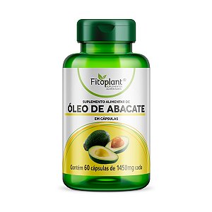 ÓLEO DE ABACATE 1340 MG 60 CAPS  FITOPLANT