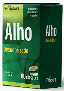ÓLEO DE ALHO 700 MG 60 CAPS  FITOPLANT