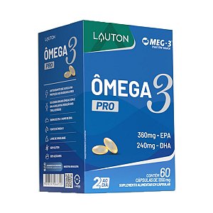 ÔMEGA 3 PRO 360EPA 240DHA 60CAPS (2 AO DIA) LAUTON